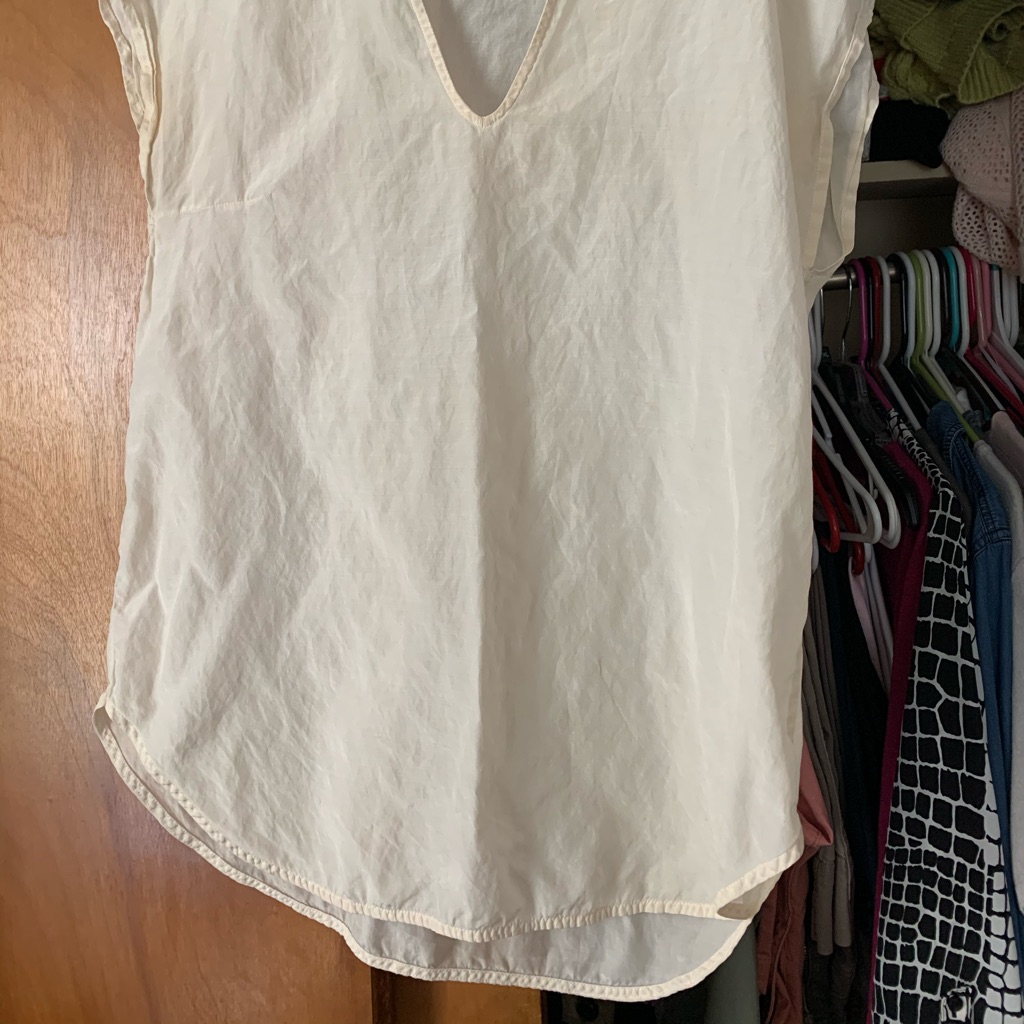 J Crew Tunic- Ivory / Slouch Sleeve